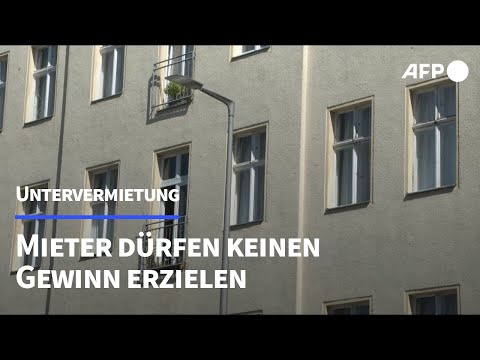 Video Thumbnail: BGH-Urteil: Mieter darf mit Untervermietung keinen Gewinn machen | AFP