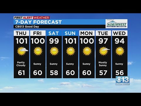 Thursday Weather Forecast - June 23, 2022
