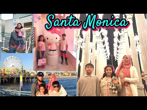 Santa Monica beach | Hello Kitty Cafe| Urban light| California |USA