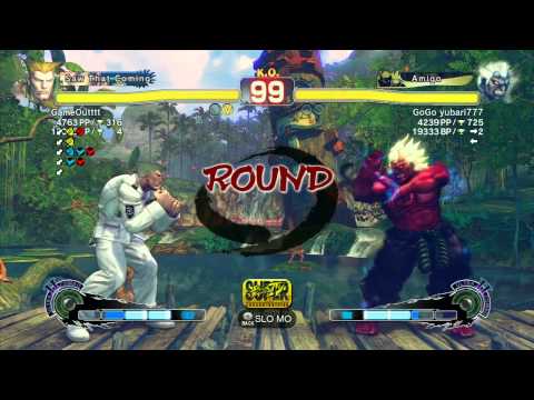 SSF4 AE 2012: GameOutttt (Guile) vs GoGo yubari777 (Oni) - Xbox Live Ranked Match