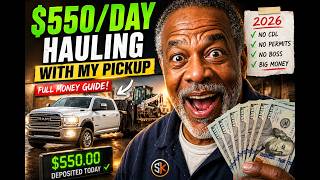 How I Make $550/Day Hauling With My Pickup Truck in 2026 (Full Money Guide)