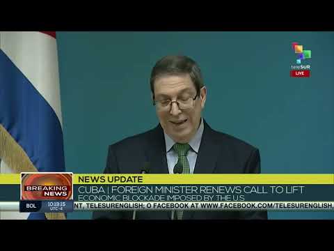 Bruno Rodríguez: The United States coerces countries that support lifting the blockade against Cuba