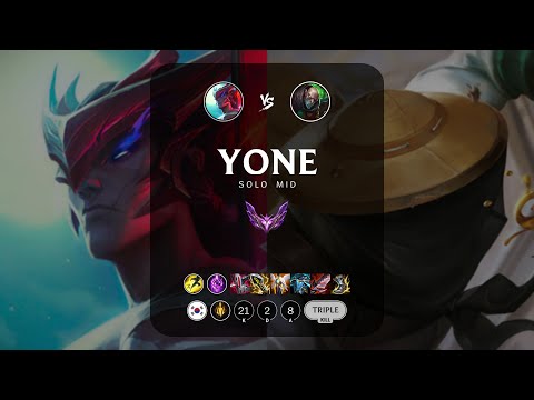 Yone Mid vs Singed - KR Master Patch 13.3