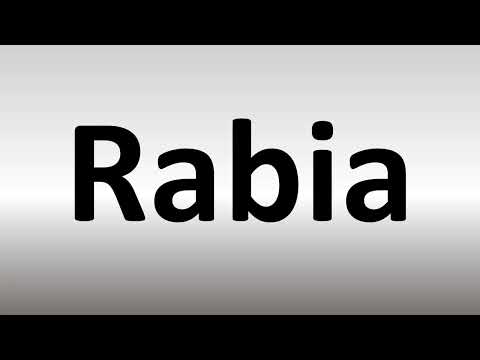 How to Pronounce Rabia