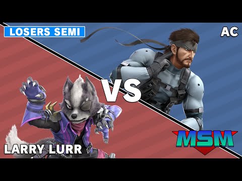 Offline MSM 233 - AC (Snake, Metaknight) VS Larry Lurr (Wolf) - Losers Semi
