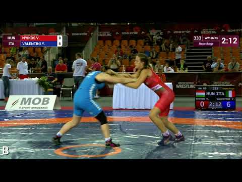 Repechage WW - 66 kg: V. NYIKOS (HUN) v. Y. VALENTINI (ITA)