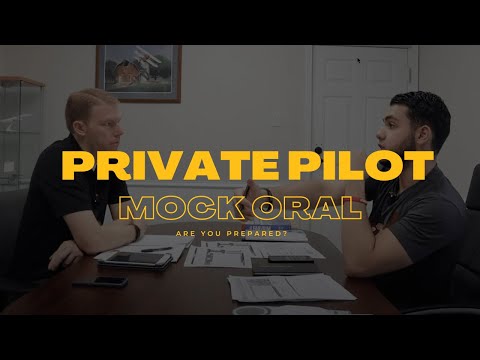 Private Pilot Checkride Mock Oral
