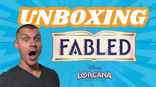 Opening Disney Lorcana's BRAND NEW Set | Fabled, Ravensburger, Powerline, Goofy Movie, Unboxing