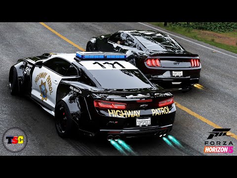 INSANE Police Chase vs Reckless Driver in Forza Horizon 5! 🚓