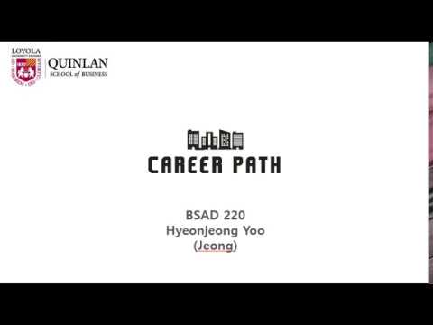 Hyeonjeong Yoo - Career Path Presentation