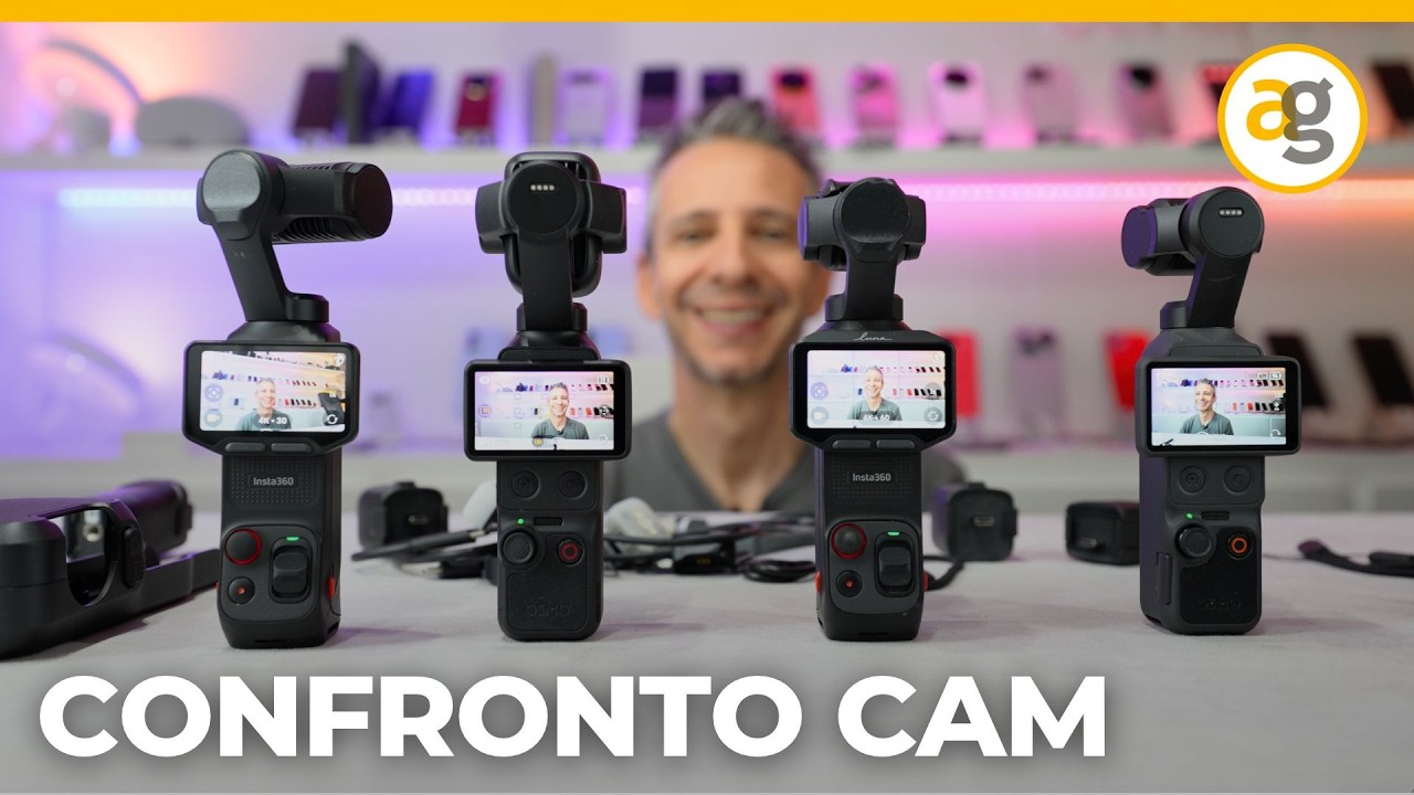 LA MIA TELECAMERA PREFERITA è DJI o INSTA360? Confronto POCKET 4 vs. Luna