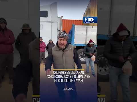 Conductores varados en la ruta Oruro - Cochabamba denuncian que llevan 30 días atrapados .