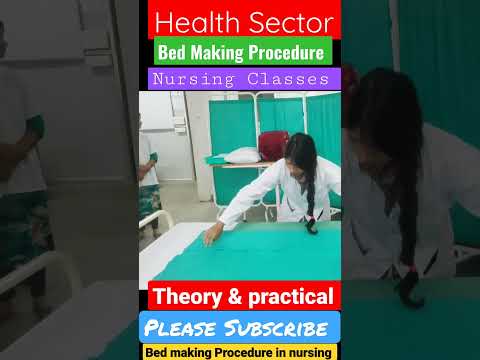 , title : 'Bed Making Procedure in Nursing | Health Sector  | Medical Classes'