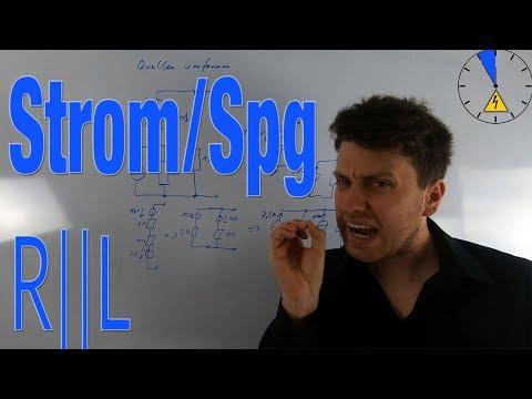 Paralle R L Wechselstrom Strom berechnen