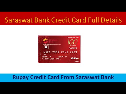 Saraswat Bank Credit Card Full Details