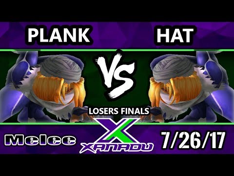 S@X 212 - Plank (Sheik) Vs. Hat (Sheik) - Smash Melee Losers Finals - SSBM