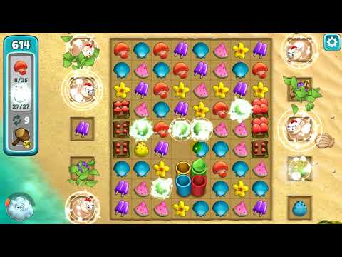 Animal Cove: Solve Puzzles & Customize your Island Level 614