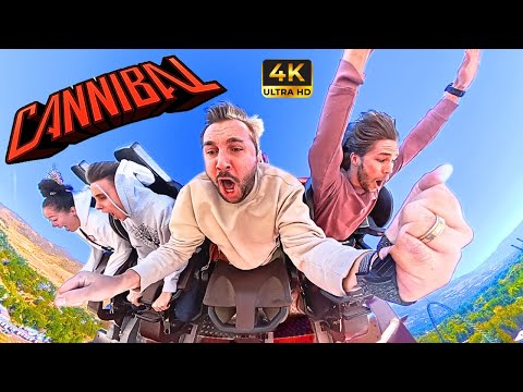 Cannibal - Lagoon Amusement Park - 4K 60fps Double POV