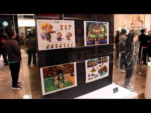 The Legend of Zelda: Link's Awakening and Nintendo Switch Lite Midnight Launch Event at Nintendo NY