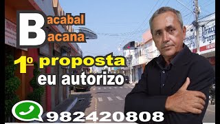 primeira proposta eu autorizo a baixar a taxa de iluminao pblica