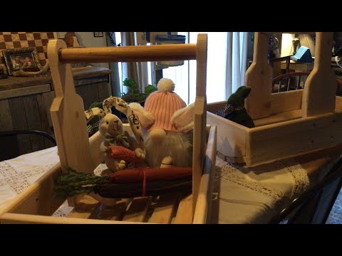 Orders from Headquarters Wooden Garden & Flower basket