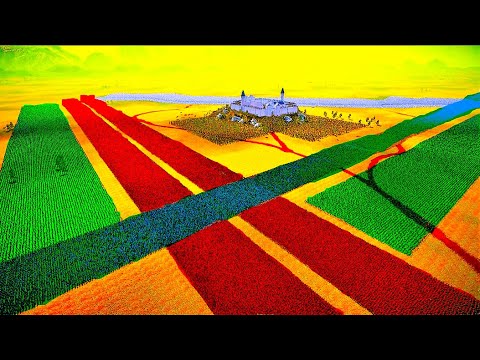 SPARTANS Lay to Siege Castle in DELTA FORMATION - Ultimate Epic Battle Simulator 2 | UEBS 2