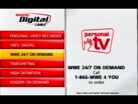 Commercial - WWE 24-7 on Demand - Rogers Digital Cable (2005)
