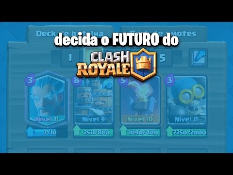 LANCÌ§OU 4 CARTAS DO CLASH ROYALE PARA VOTAR!
