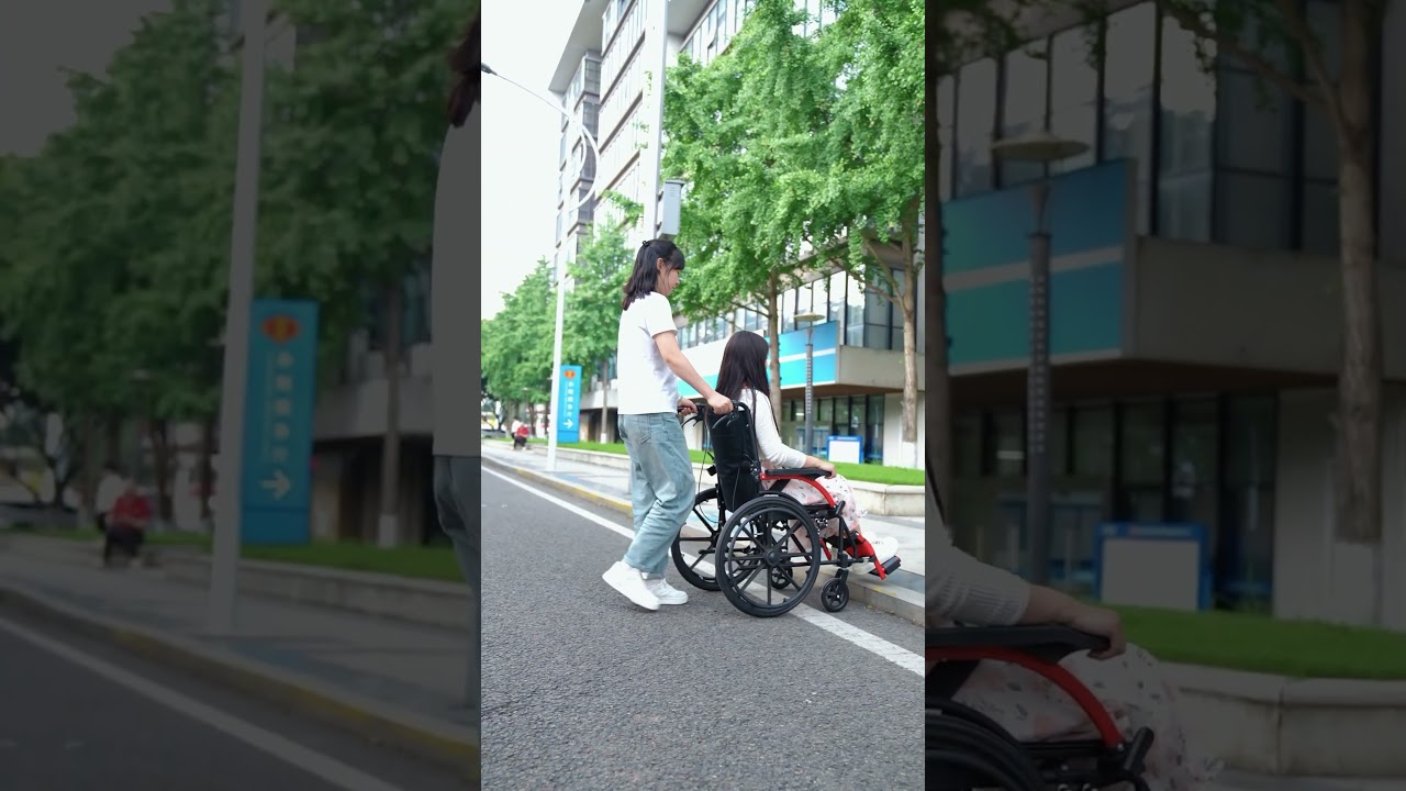 What should you do when you encounter steps while using a wheelchair?