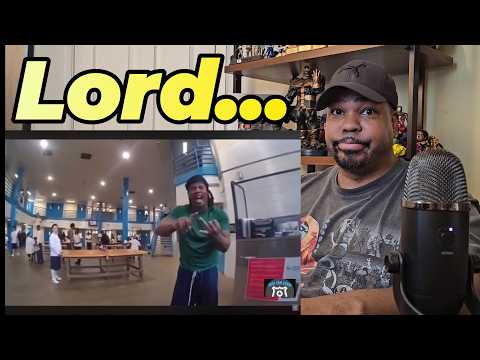 Male Prisoner BEATS THE BRAKES Off of Two Female Guards!