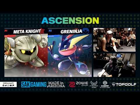Ascension VIII SSBU Grand Finals - Stroder (Greninja) vs Izark|Cyro (Roy/Meta Knight)