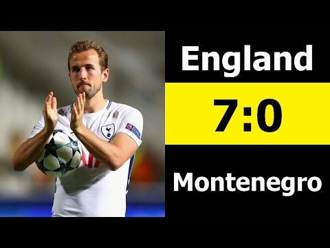 England 7-0 Montenegro UEFA Euro 2020 Qualifiers highlights