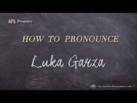 How to Pronounce Luka Garza (Real Life Examples!)