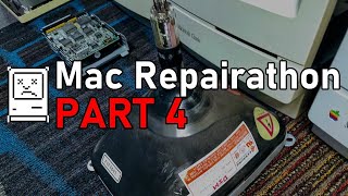 Mac Repairathon Part 4: Power supply troubleshooting and CRT tuning (with a tube swap!)