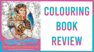 Magical Maidens by Jennifer Zimmermann  | Colouring Book Review | @moderncoloring-jenniferzim6122