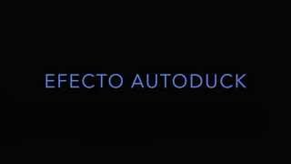 Efecto autoduck en AUDACITY