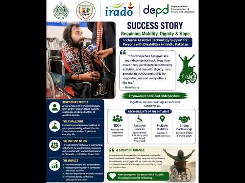 Mobility and Dignity for PWDs in Sindh