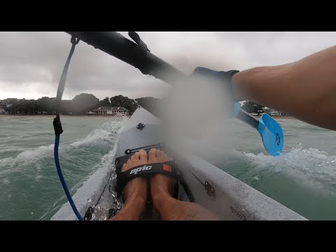 Choppy sea - Epic Kayaks V7 surfski