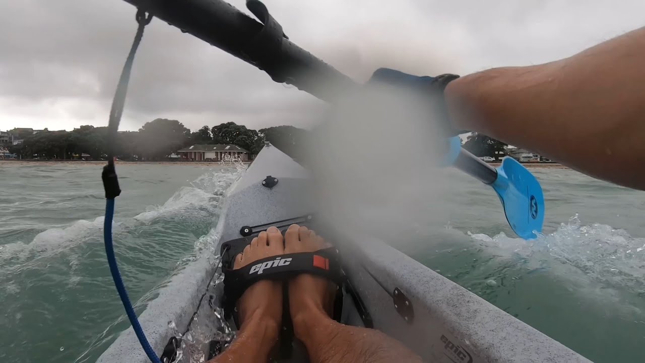 Choppy sea - Epic Kayaks V7 surfski