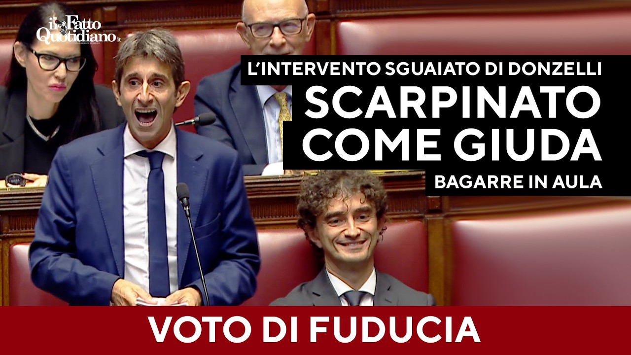 Donzelli shock contro Scarpinato: “Anche Giuda era con Gesù!” Bagarre totale in Aula