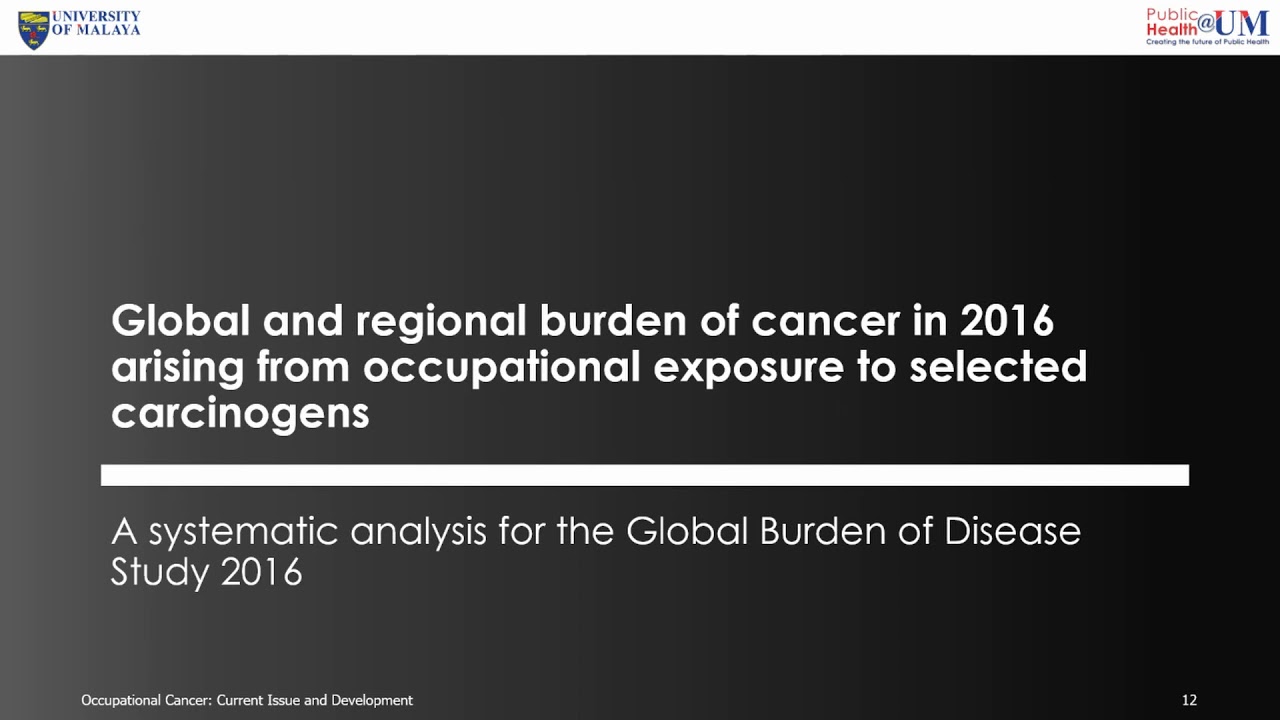 Occupational Cancer: Development and Issues