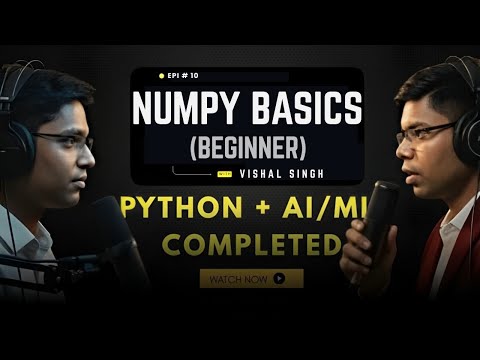 Numpy Tutorial Day 1 Numpy Basics For Beginners Python