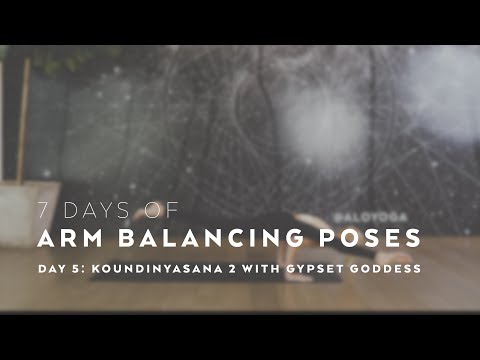 How-To: Koundinyasana II - 7 Days of Arm Balancing Poses with Gypset Goddess