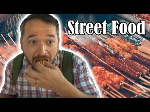 Best Street Food at Night Market in Siem Reap, Cambodia