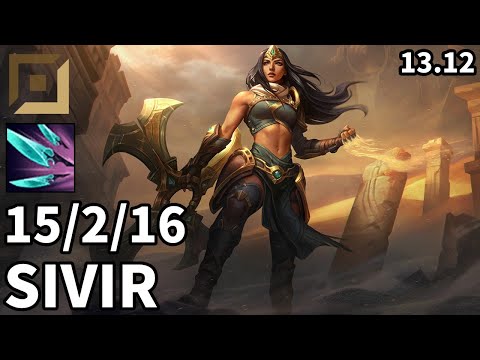 Sivir ADC vs Xayah - KR Master | Patch 13.12