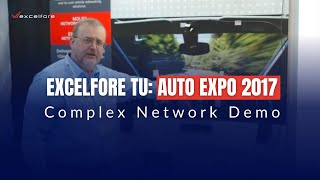 Excelfore TU Auto Expo 2017: Complex Network OTA Demo with eSync