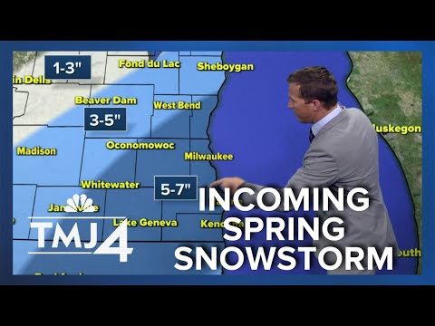 Winter Storm Warning: Heavy, wet snow moves into Wisconsin