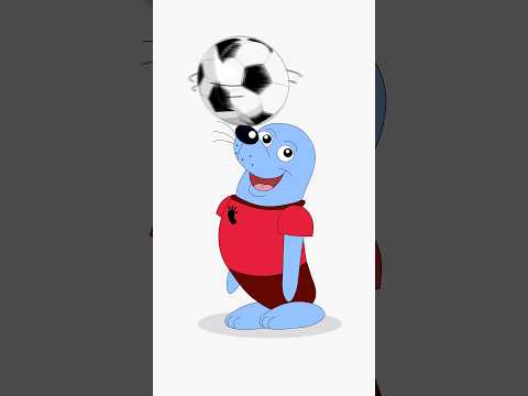 ⚽Ich bin der Seelöwe und zeige euch meine Tricks!🦭 - EM der Tiere | Sing Kinderlieder