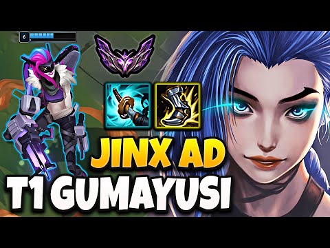 T1 Gumayusi Jinx vs Ezreal [ ADC ] Patch 14.1 Korea Master
