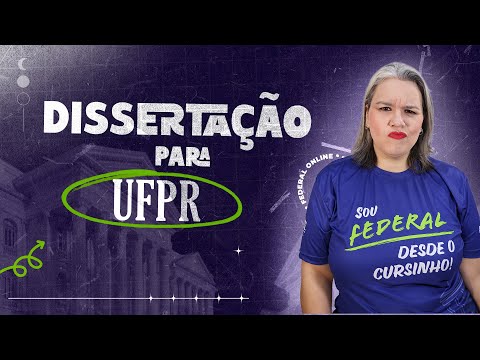 Revisão de Dissertação para a UFPR